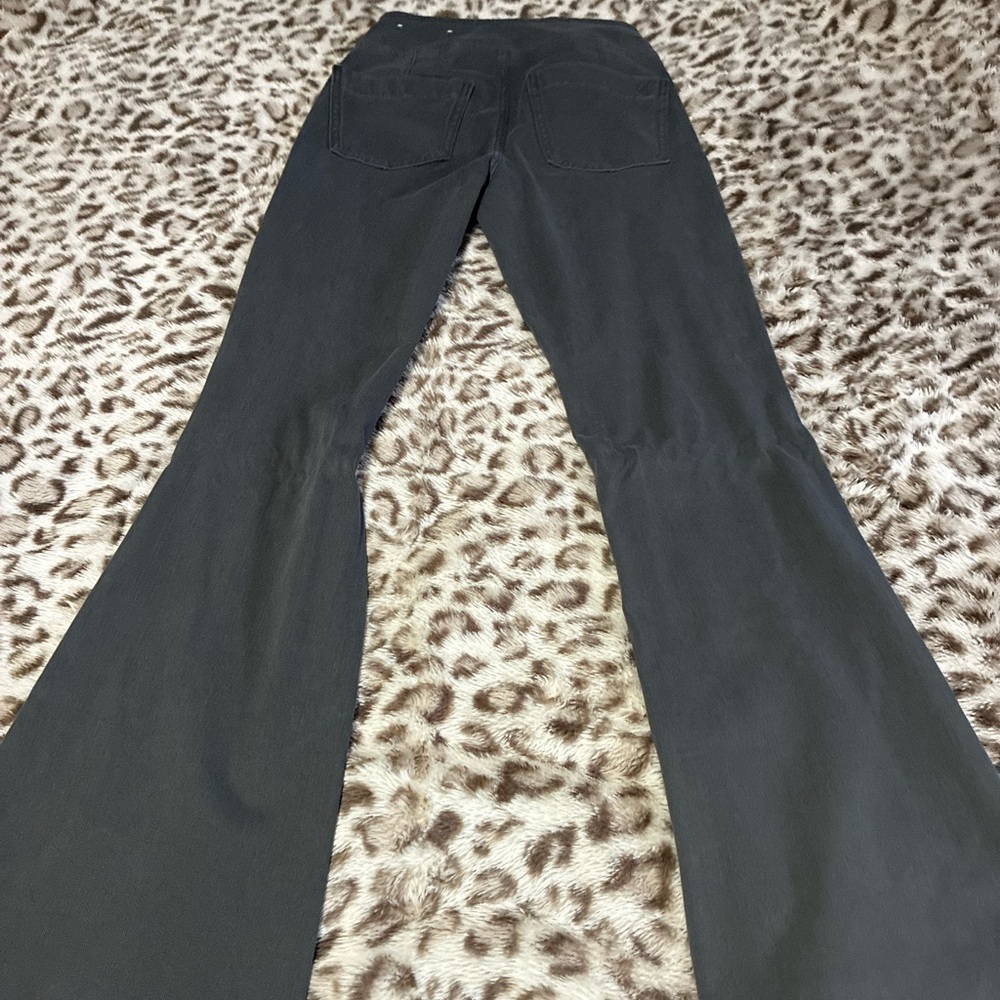 American Eagle Outfitters Dark Gray Flare Jeans